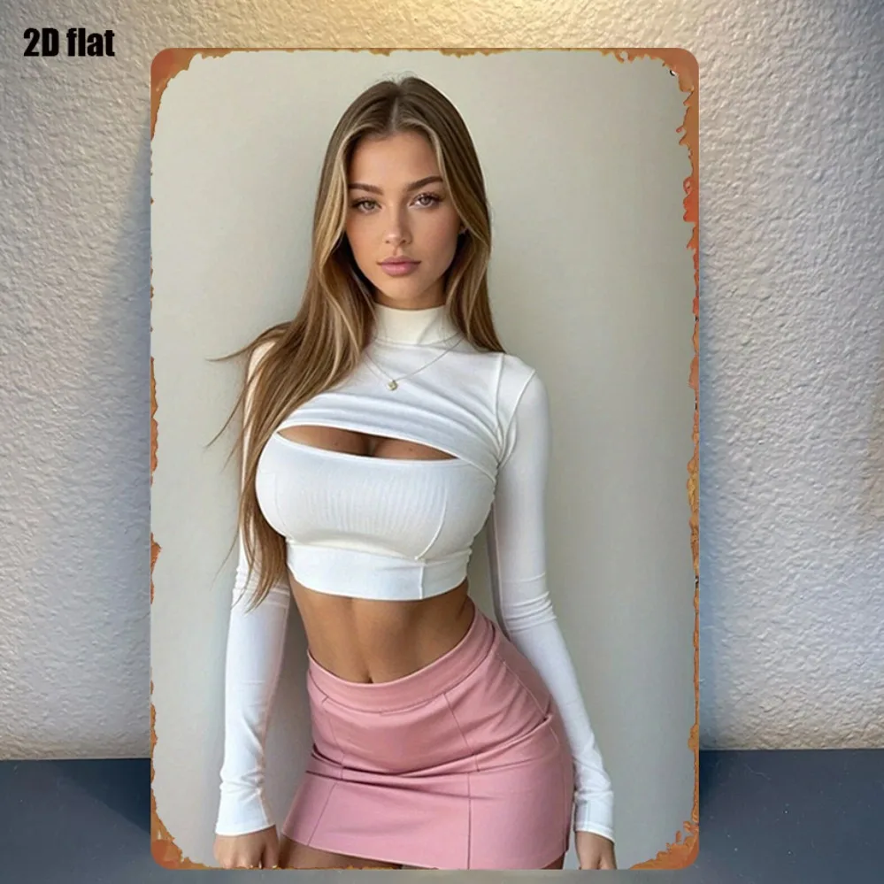 Women'S Fashion Vogue - Vogue Metal Duvar Sanatı Tabelası: 8x12