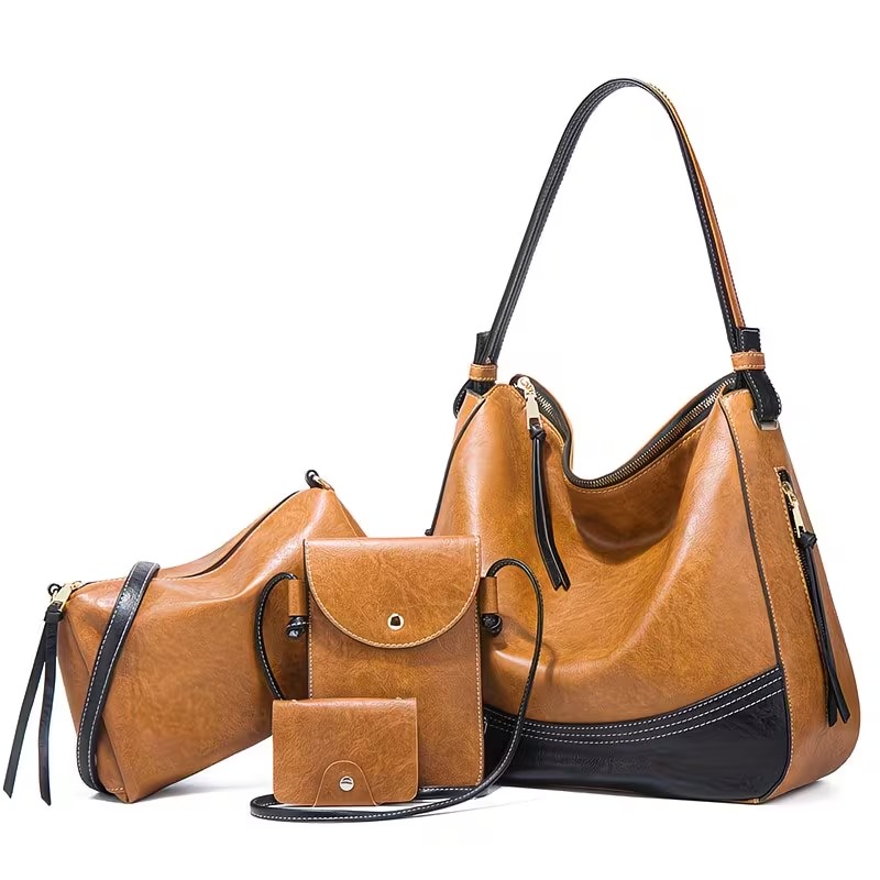 Crossbody Bag Women - Kadın Çanta Seti - 4 Parçalı