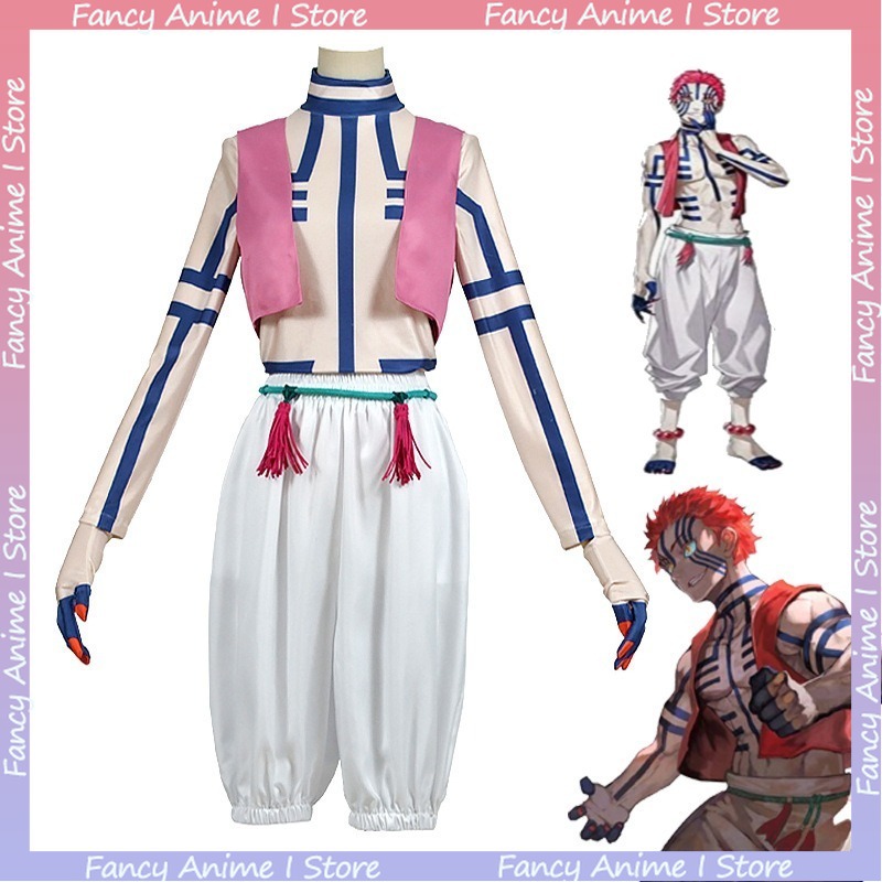 Women Fashion Japan - Anime Akaza Cosplay Kostüm Yakışıklı Yetişkin