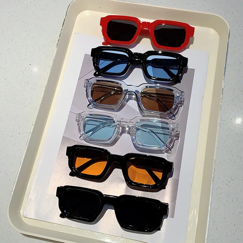 Women'S Fashion Reading Glasses - Vintage Dikdörtgen Çerçeve Güneş Gözlüğü Açık