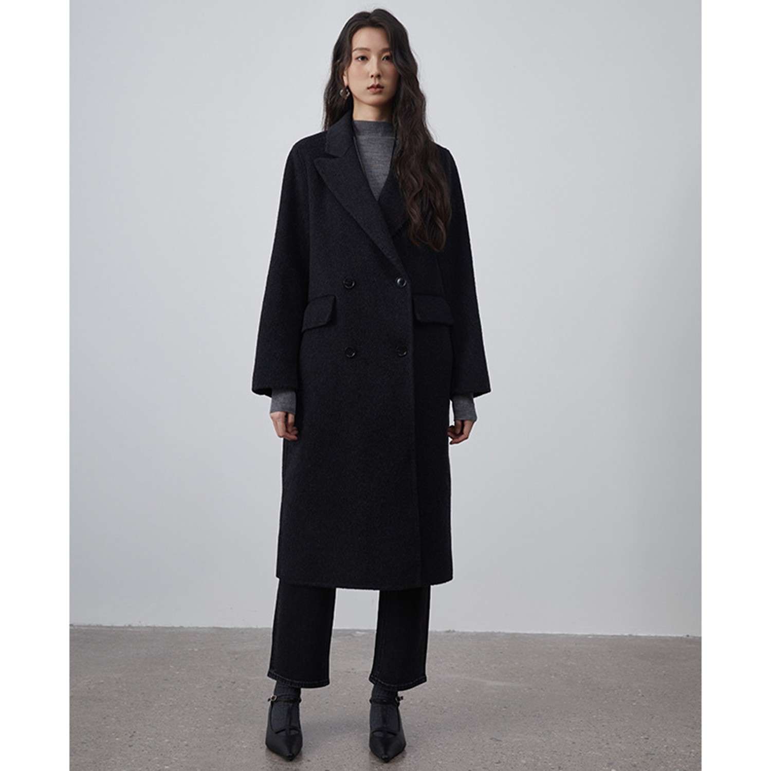 Women'S Fashion Jackets - Allingentle Kadın Takım Elbise Uzun Blazer