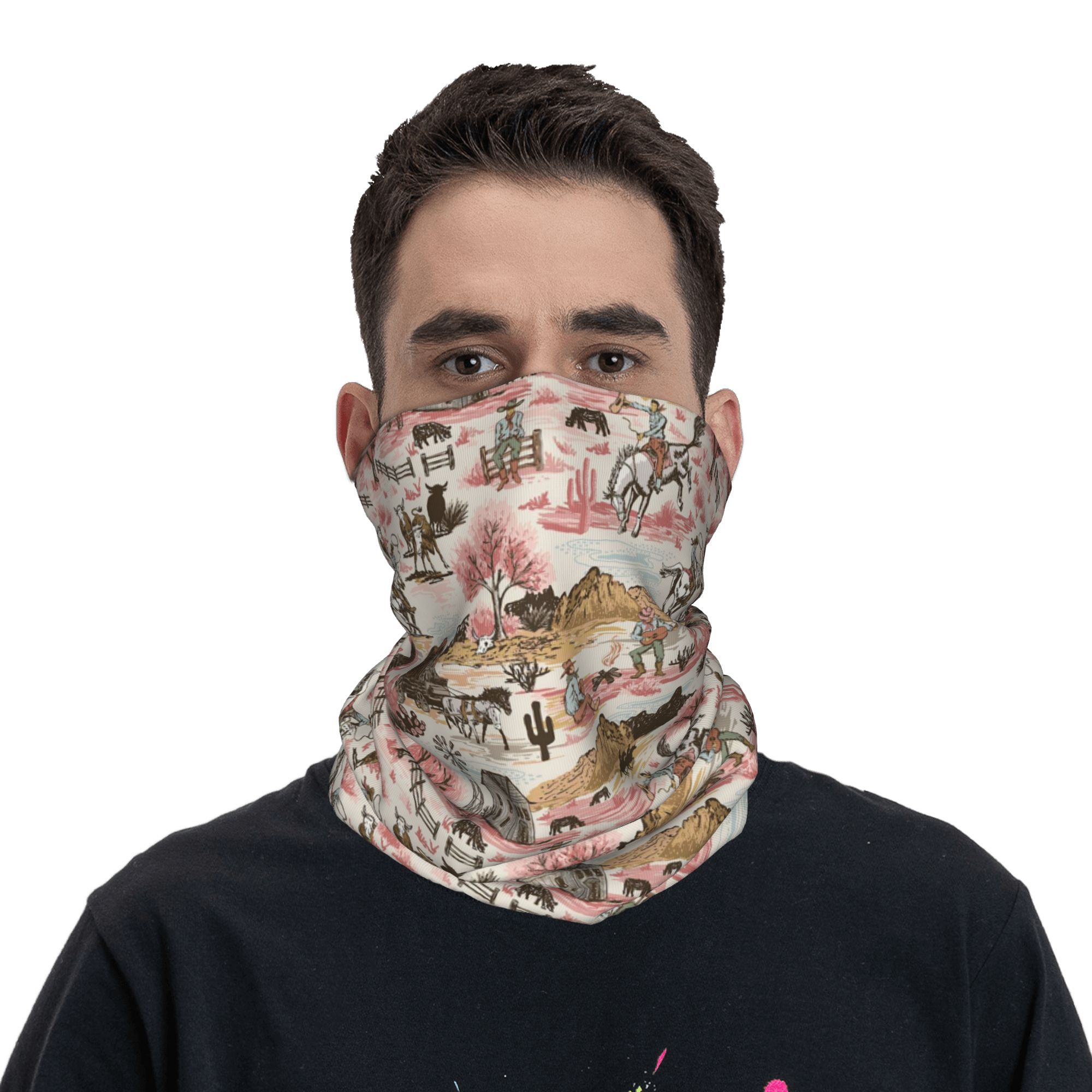Women'S Fashion Wild West - Vahşi Batı Kovboy tarzı Bandana Boyun