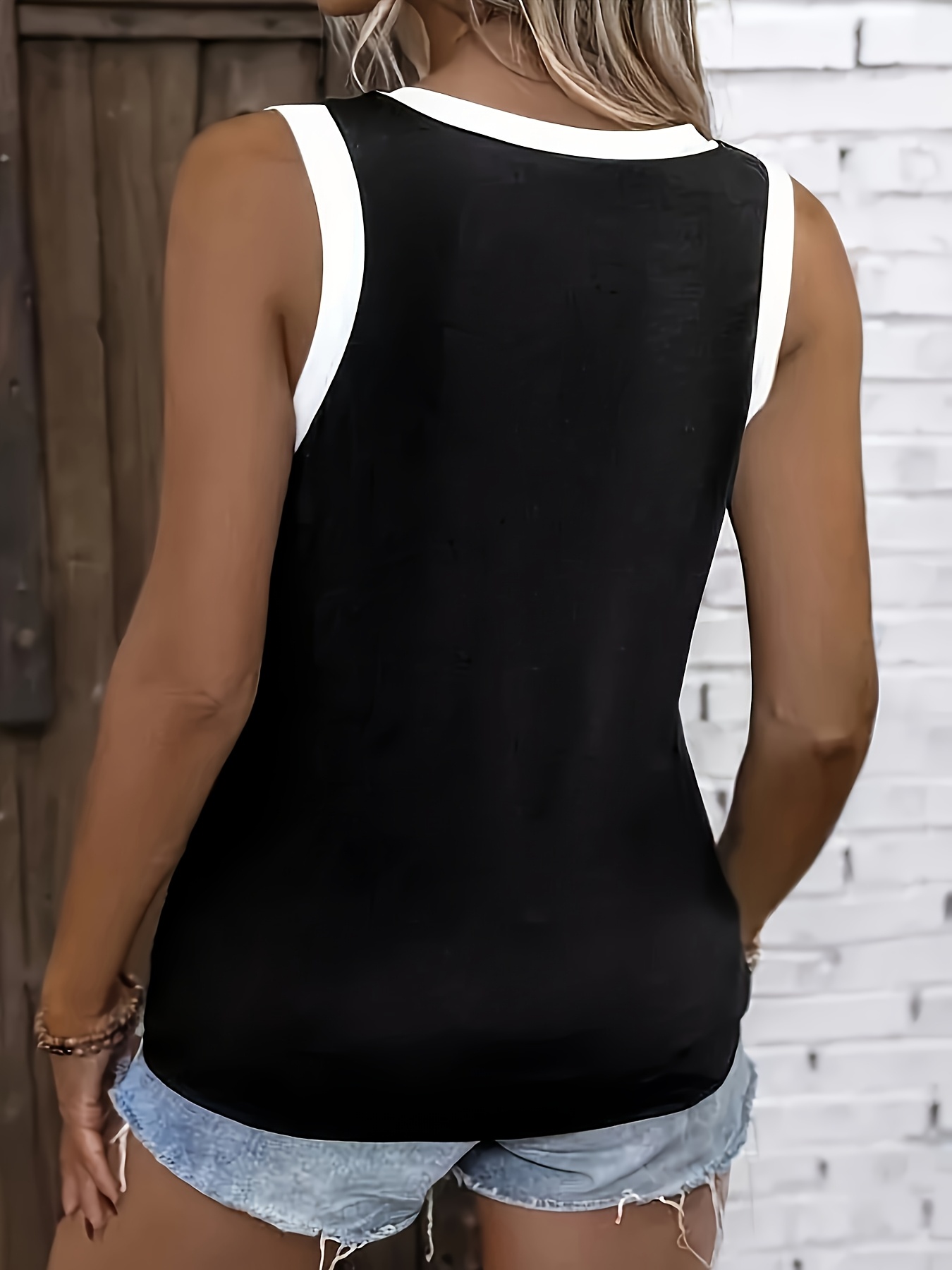 Büyük Beden Kadın Kolsuz V Yak - V Neck Cami Top incelemesi ve fiyatı