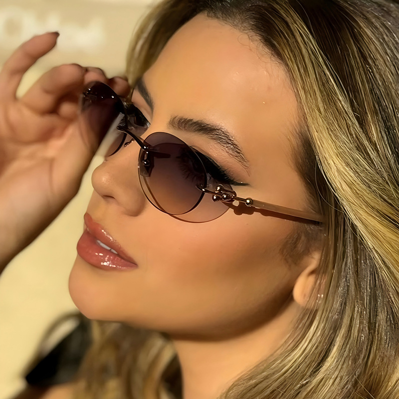 Yeni Metal Çerçevesiz Oval Kad - Women'S Fashion Reading Glasses incelemesi ve fiyatı
