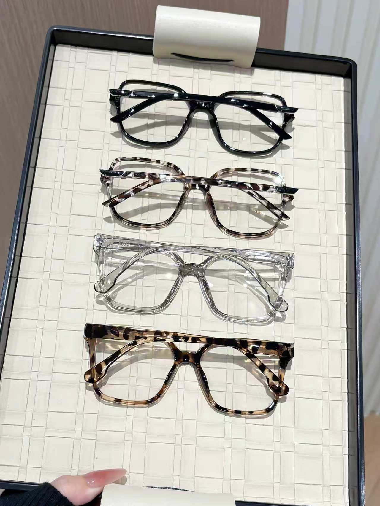 4 adet kalın geometrik tam çer - Women'S Fashion Reading Glasses incelemesi ve fiyatı