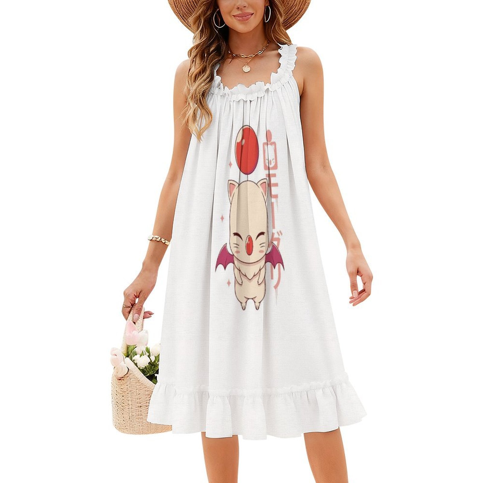 Moogle Kupo! Boho Chic Elbise  - Women Fashion Gown incelemesi ve fiyatı