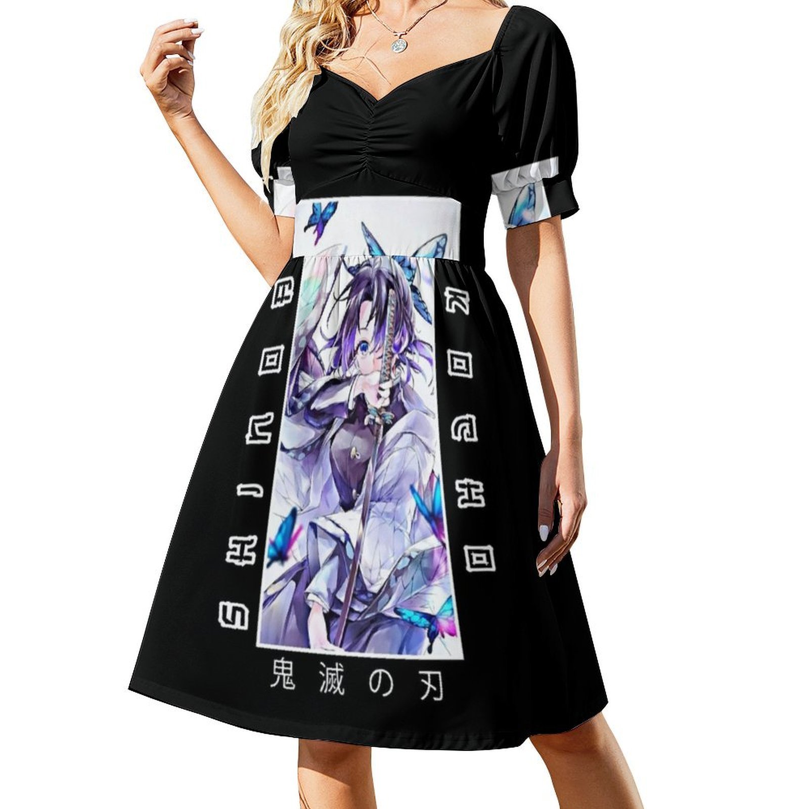 Demon-Shinobu Boho Chic Elbise - Women Fashion Gown incelemesi ve fiyatı