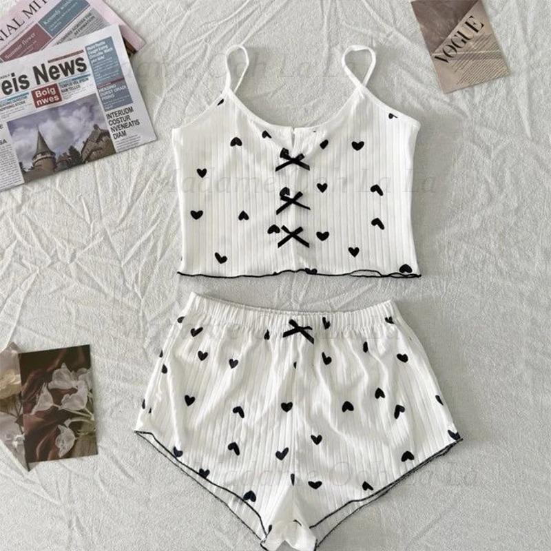Kadınlar için seksi kalp baskı - V Neck Cami Top incelemesi ve fiyatı