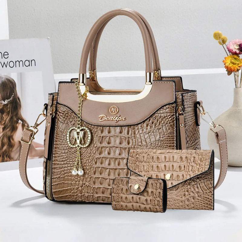 Kadınlar İçin Timsah Derisi De - Crossbody Bag Women incelemesi ve fiyatı