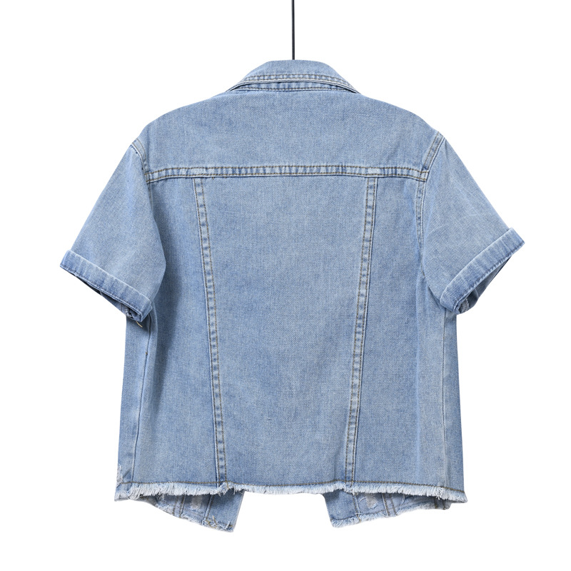 Açık Renkli Kısa Kot Kısa Koll - Women'S Fashion Jackets Amazon incelemesi ve fiyatı