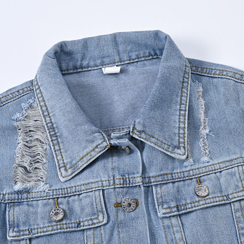 Açık Renkli Kısa Kot Kısa Koll - Women'S Fashion Jackets Amazon incelemesi ve fiyatı