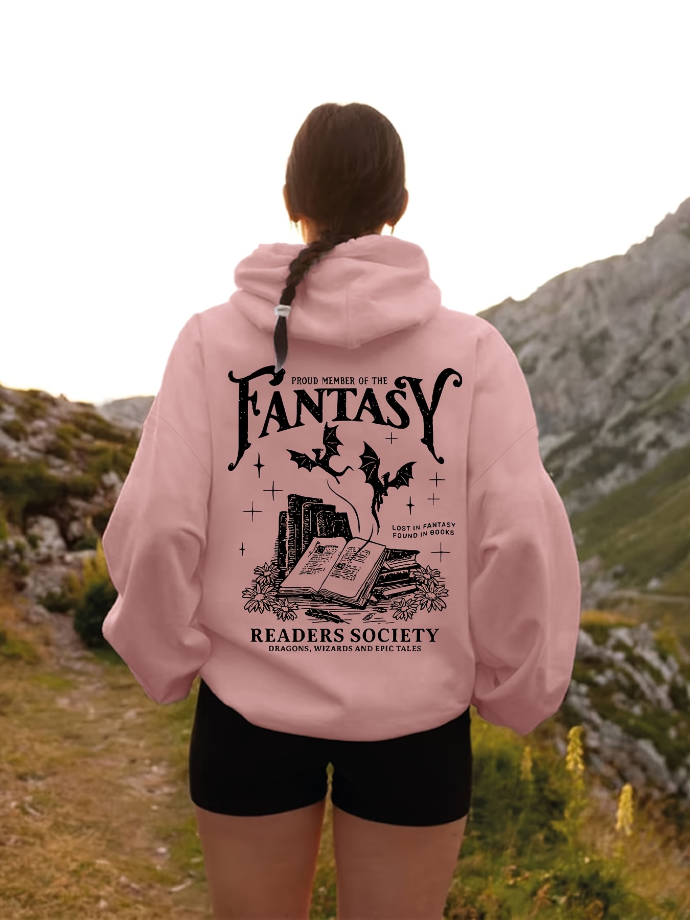 Kadınlar İçin Fantasy Okuyucul - Hoodie Women Oversized incelemesi ve fiyatı