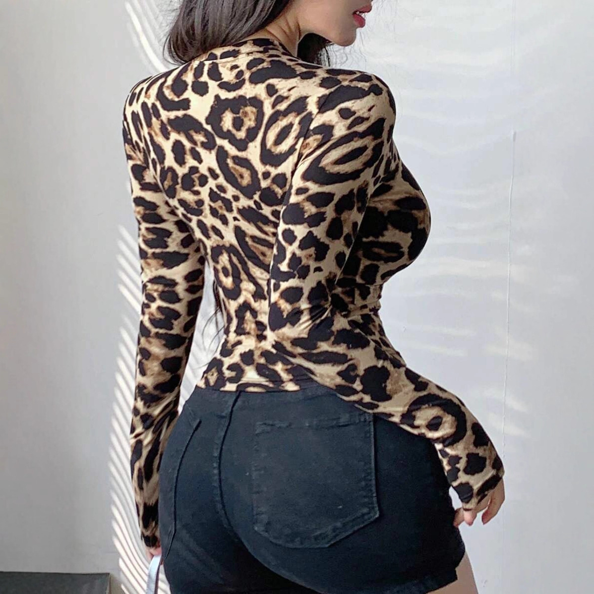 Kadın Leopar Desenli Fermuarlı - Women'S Fashion Jackets incelemesi ve fiyatı