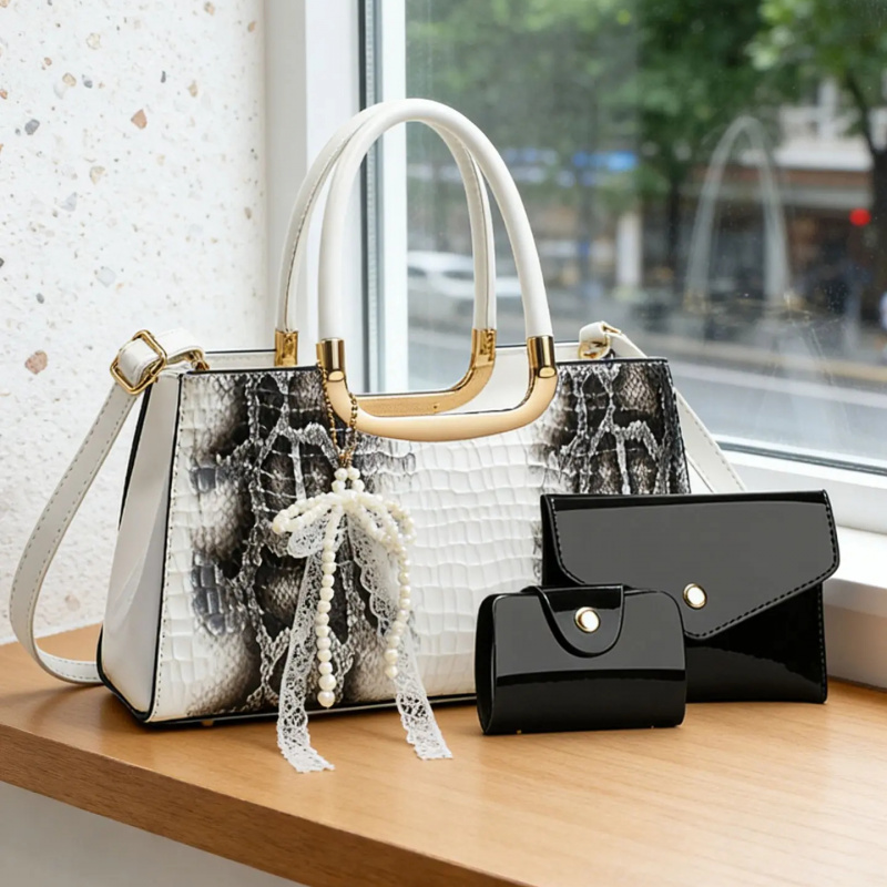 Kadın Çanta Seti, Timsah Desen - Crossbody Bag Women incelemesi ve fiyatı