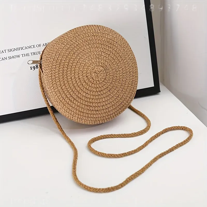 Kadınlar için Yuvarlak Dokuma  - Crossbody Bag Women incelemesi ve fiyatı
