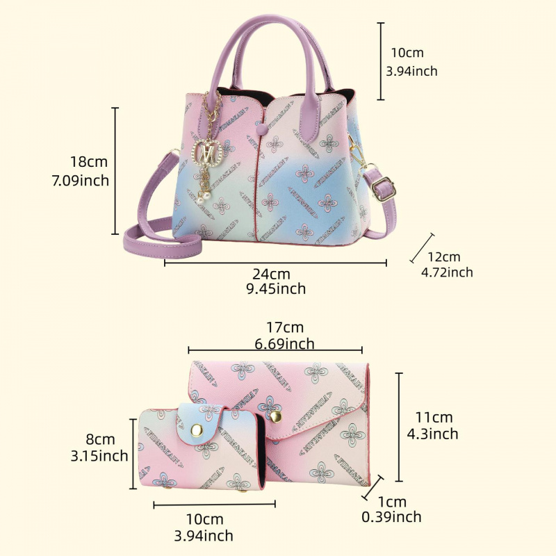Gradient Kadın Üç Parçalı Set  - Crossbody Bag Women incelemesi ve fiyatı